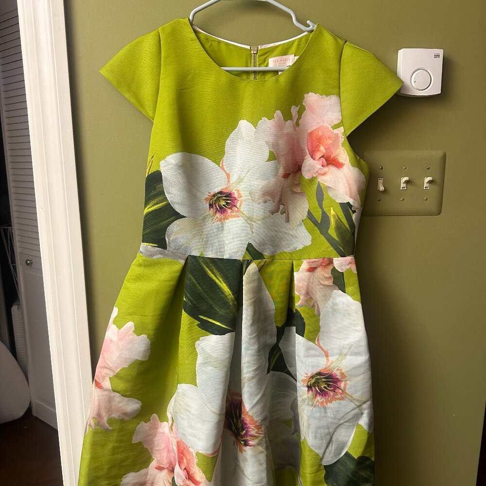Ted Baker London Green Floral Dress